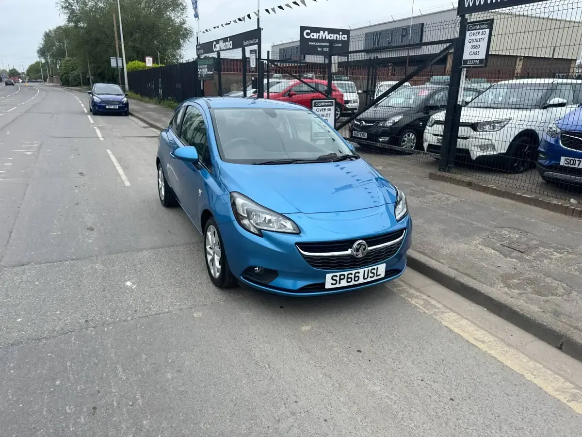 Used Vauxhall Corsa 75 HP (55 kW) 2016 Blue Hatchback