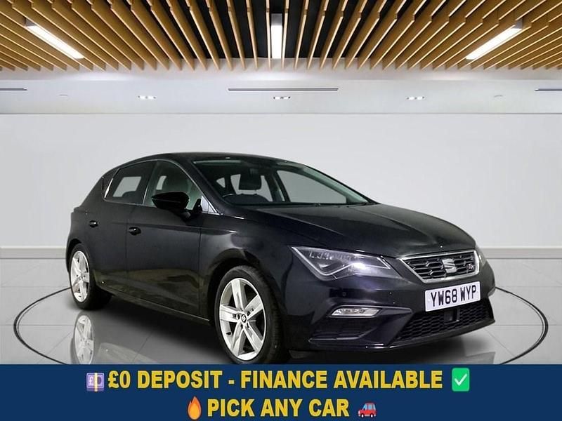 Black Used 2019 Seat Leon FR Hatchback | £9,649 (Good price) - Image 1/4