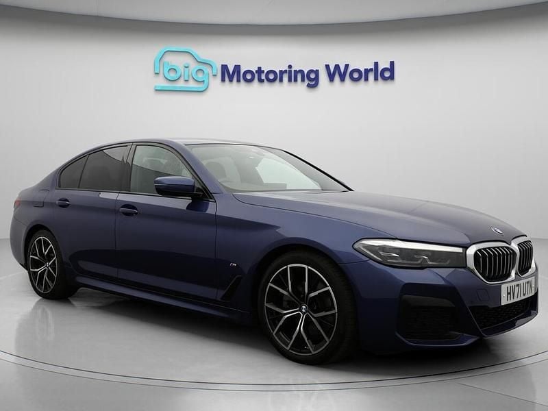 Blue Used 2021 BMW 520 M Sport Sedan | £23,500 (Good price) - Image 1/4