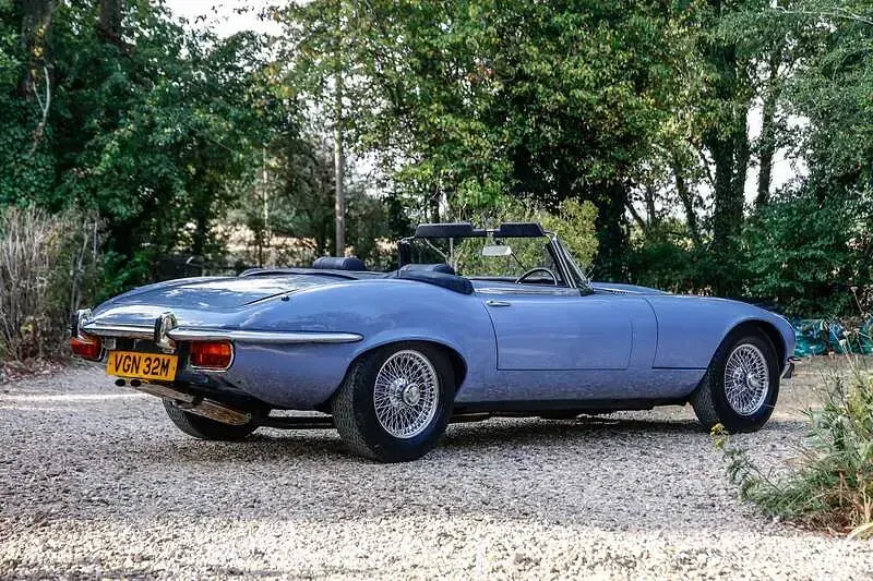 Used Jaguar E-Type 1974 Blue Cabriolet