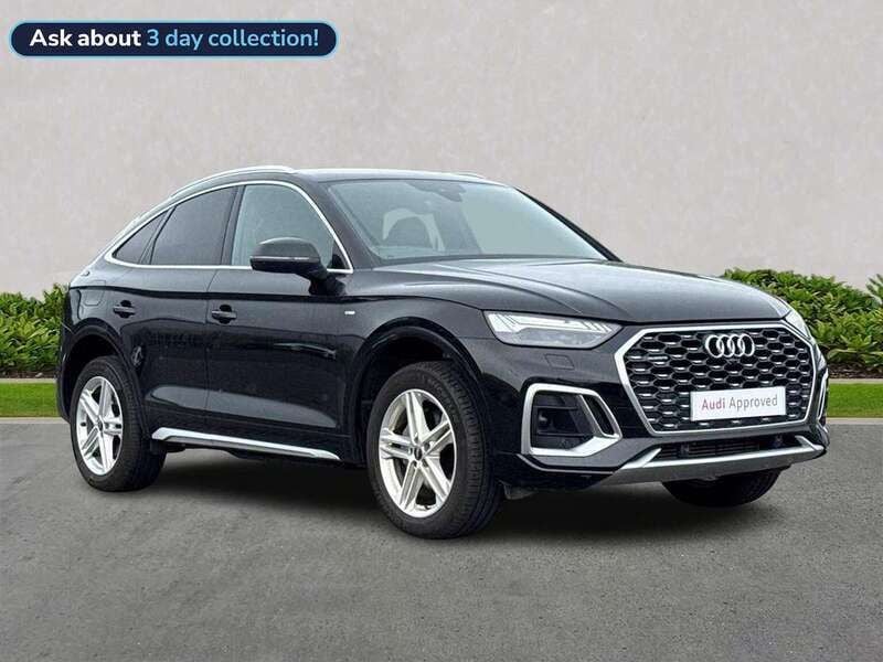 Black Used 2021 Audi Q5 Sportback S-Line SUV | £32,072 (Fair price) - Image 1/4