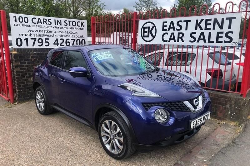 Used Nissan Juke Tekna 117 HP (86 kW) 2016 Blue SUV