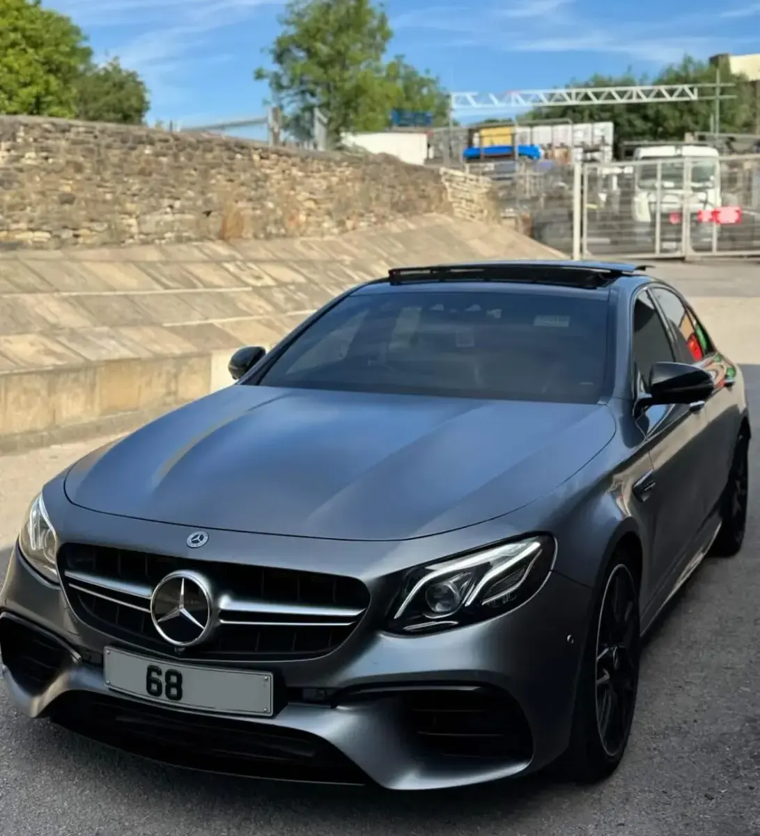 Used Mercedes E63S AMG 2018 Grey Sedan