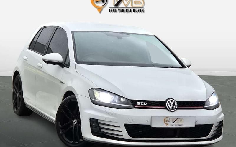 Used VW Golf VII GTD 184 HP (135 kW) 2015 White Hatchback
