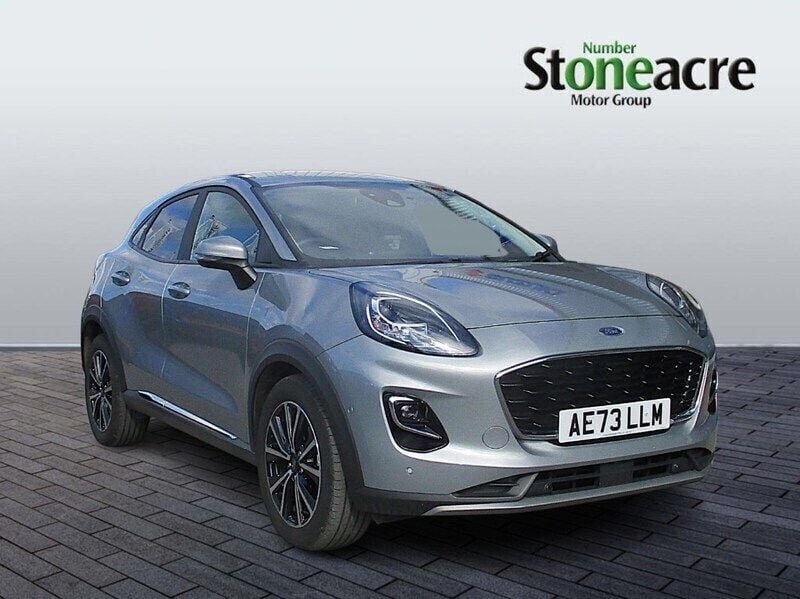 Silver Used 2023 Ford Puma Titanium Hatchback | £18,995 (Fair price) - Image 1/4