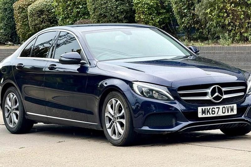 Blue Used 2017 Mercedes C220 Sedan | £9,480 (Good price) - Image 1/1