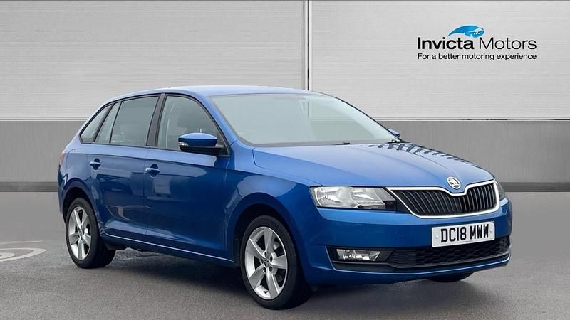 Blue Used 2018 Skoda Rapid SE Hatchback | £7,495 (Fair price) - Image 1/4