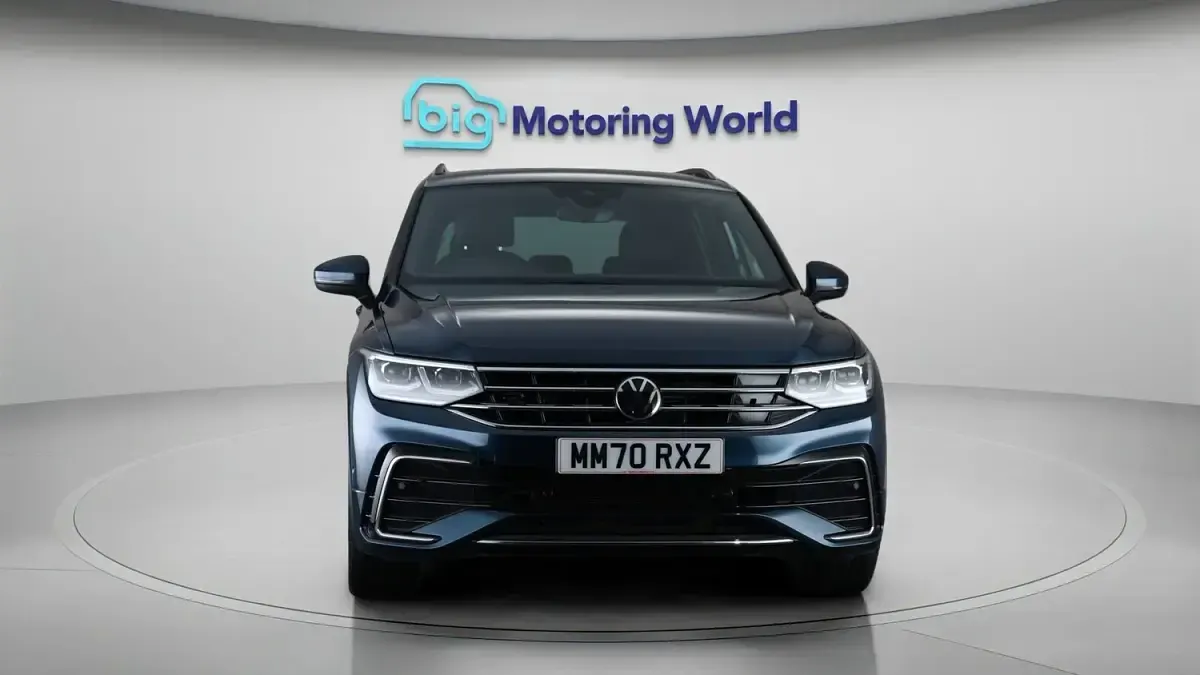 Used VW Tiguan R-line 150 HP (110 kW) 2021 Blue SUV