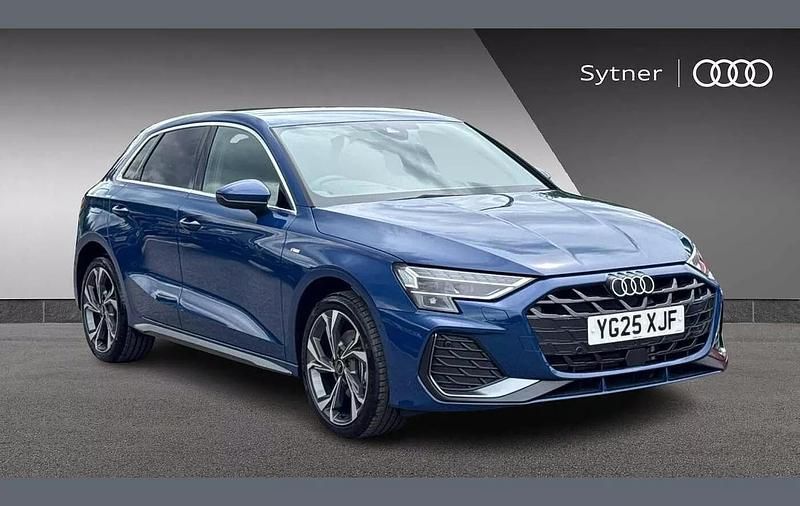 Blue Used 2025 Audi A3 e-tron S-Line Hatchback | £34,000 - Image 1/4