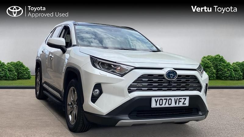 White Used 2020 Toyota RAV4 Hybrid Premium SUV | £27,416 (Expensive) - Image 1/3