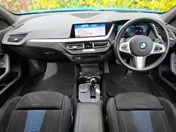 Used BMW M135 Comfort Edition 306 HP (225 kW) 2024 Blue Hatchback