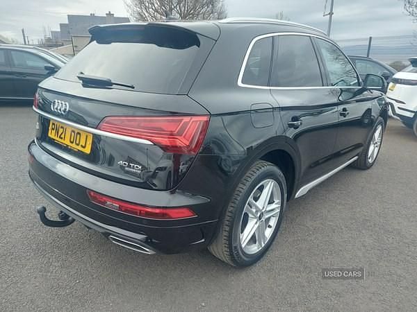Begagnad Audi Q5 S-Line 2021 Svart SUV
