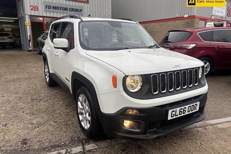White Used 2016 Jeep Renegade Longitude SUV | £9,700 (Fair price) - Image 1/1