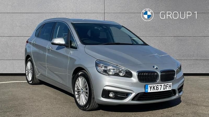 Used BMW 220 Active Tourer Luxury Line 187 HP (137 kW) 2018 Silver MPV