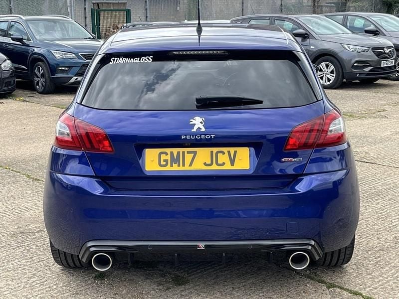 Used Peugeot 308 GT-line 2017 Blue Hatchback
