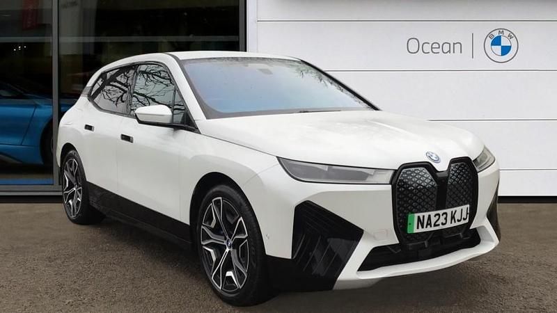 White Used 2023 BMW iX M Sport SUV | £44,900 (Good price) - Image 1/4