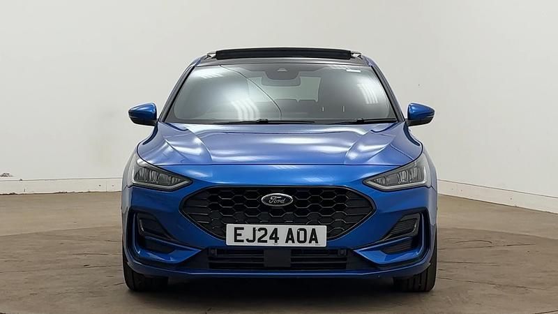 Blue Used 2024 Ford Focus ST-Line Hatchback | £19,860 (A bit pricey) - Image 1/4