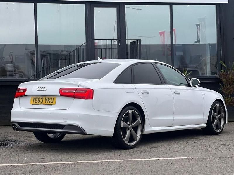 Used Audi A6 Black Edition 177 HP (130 kW) 2013 White Sedan