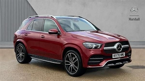 Red Used 2020 Mercedes GLE400 AMG line SUV | £36,995 (Fair price) - Image 1/4