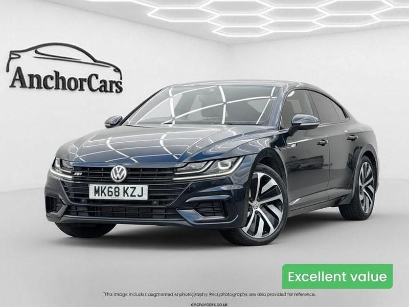 Used VW Arteon R-line 150 HP (110 kW) 2018 Black Hatchback