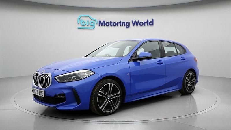 Used BMW 118 M Sport 136 HP (100 kW) 2023 Blue Hatchback