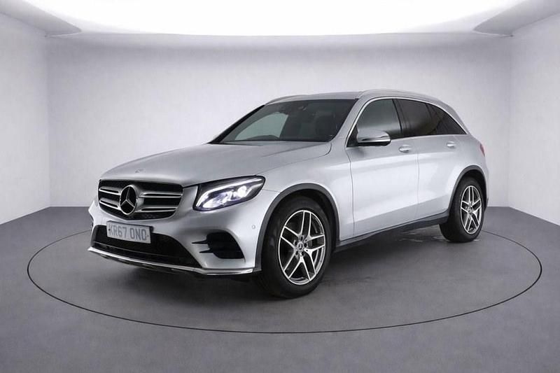 Used Mercedes GLC220 AMG line 170 HP (125 kW) 2017 Silver SUV