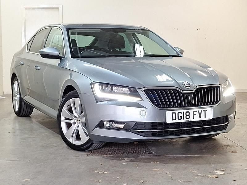 Grey Used 2018 Skoda Superb SE L Executive Hatchback | £13,898 (Good price) - Image 1/4
