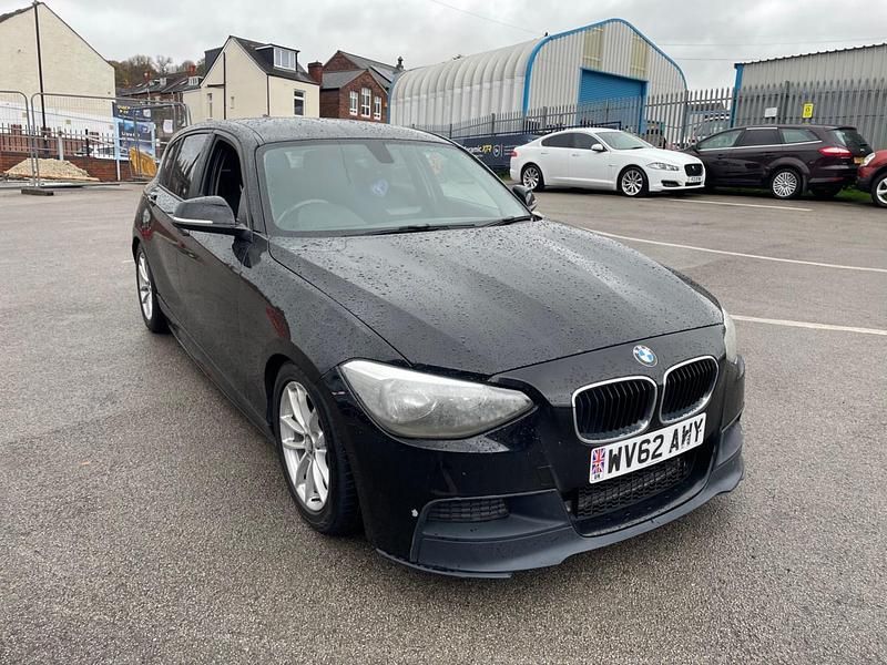 Black Used 2012 BMW 116 Efficient Dynamics Hatchback | £2,195 (Good price) - Image 1/4