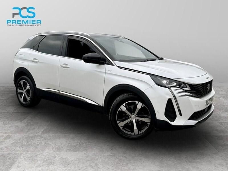 White Used 2022 Peugeot 3008 Premium SUV | £16,995 (Good price) - Image 1/3