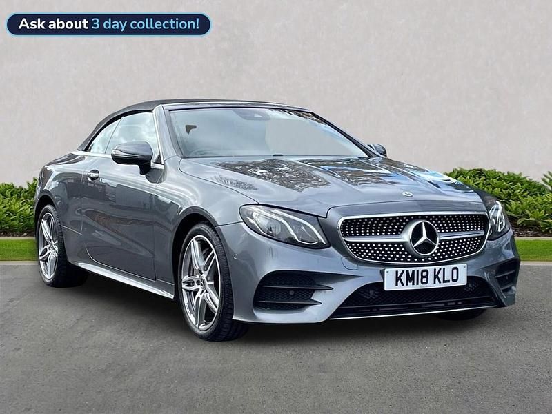 Grey Used 2018 Mercedes E350 AMG line Cabriolet | £17,799 (Fair price) - Image 1/4