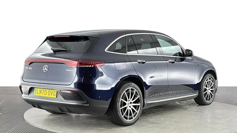 Used Mercedes EQC400 AMG line 300 kW (408 HP) 2020 Blue SUV