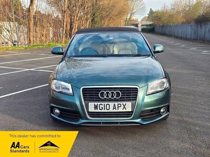 Used Audi A3 Cabriolet S-Line 2010 Green Cabriolet