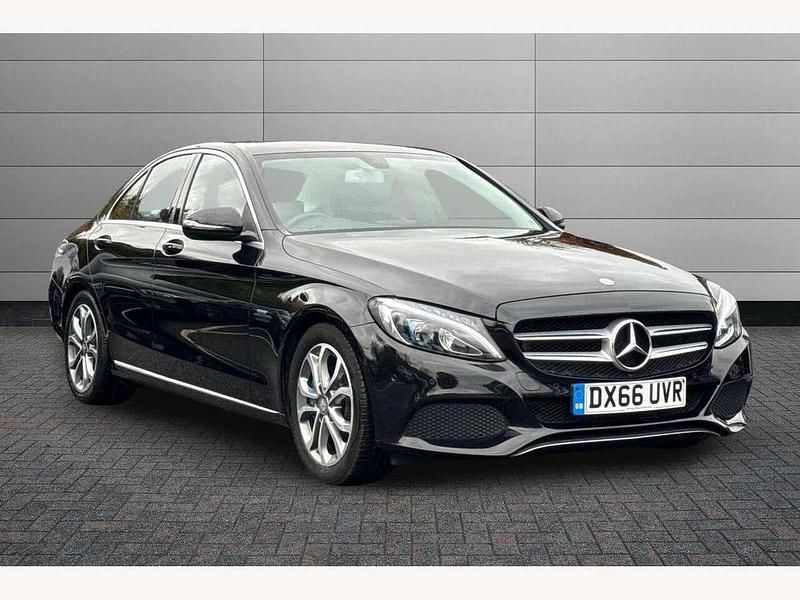 Black Used 2016 Mercedes C350e Sedan | £14,690 (Fair price) - Image 1/3