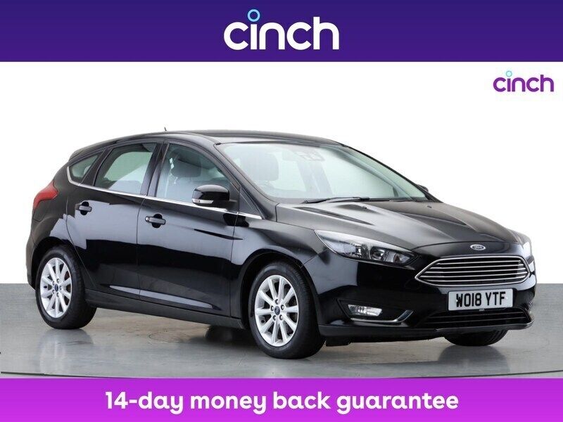 Black Used 2018 Ford Focus Titanium Hatchback | £7,499 (Good price) - Image 1/3