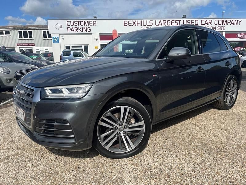 Grey Used 2017 Audi Q5 S-Line SUV | £18,999 (A bit pricey) - Image 1/4