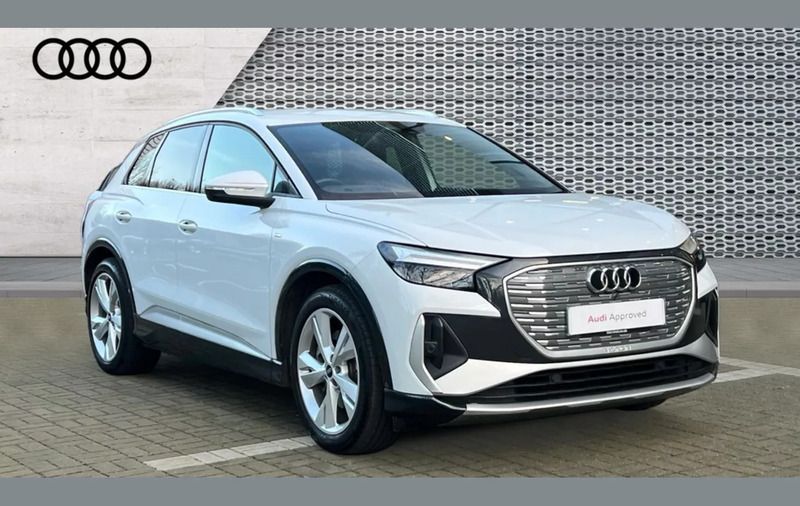 White Used 2023 Audi Q4 e-tron S-Line SUV | £28,869 (Fair price) - Image 1/4