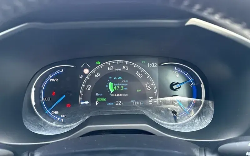 Used Toyota RAV4 Hybrid 222 HP (163 kW) 2019 Blue SUV