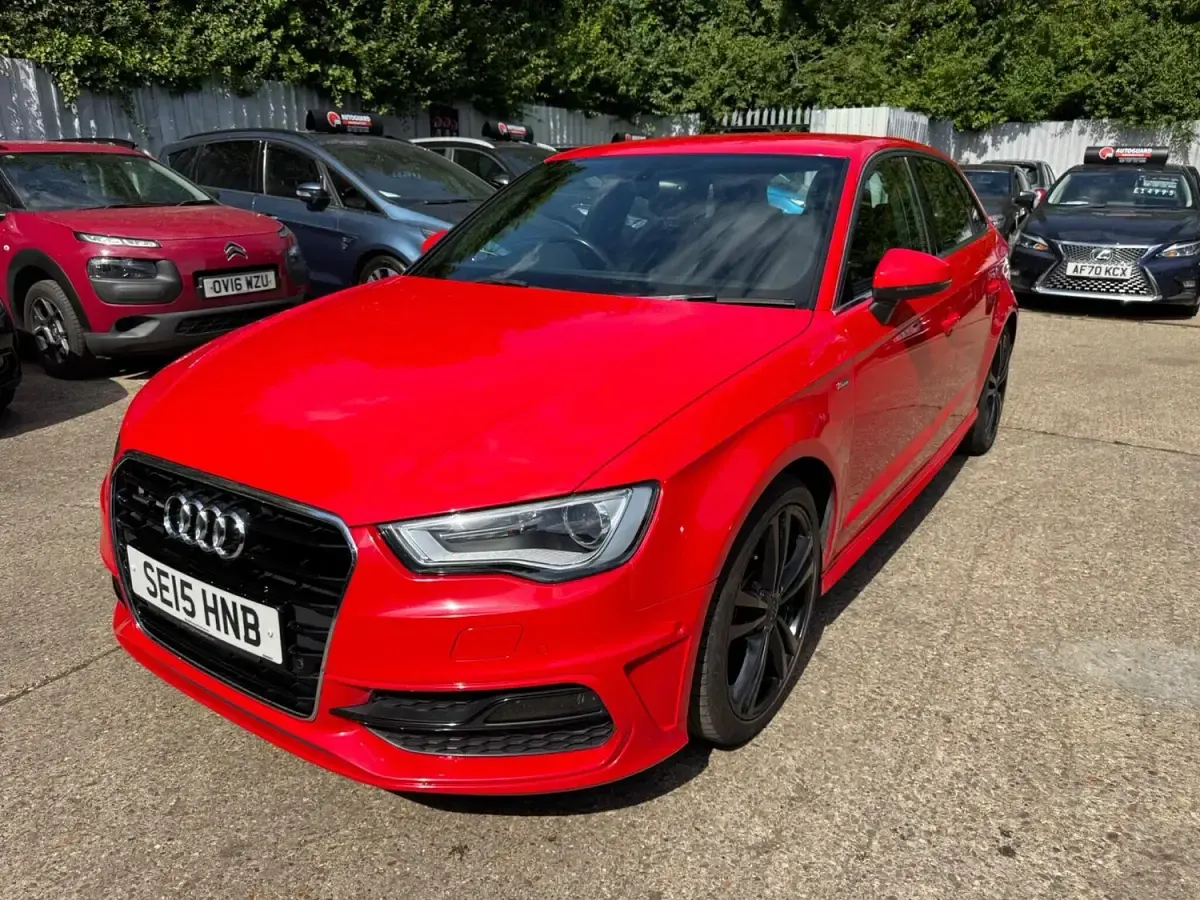Used Audi A3 Sportback S-Line 179 HP (131 kW) 2015 Red Hatchback