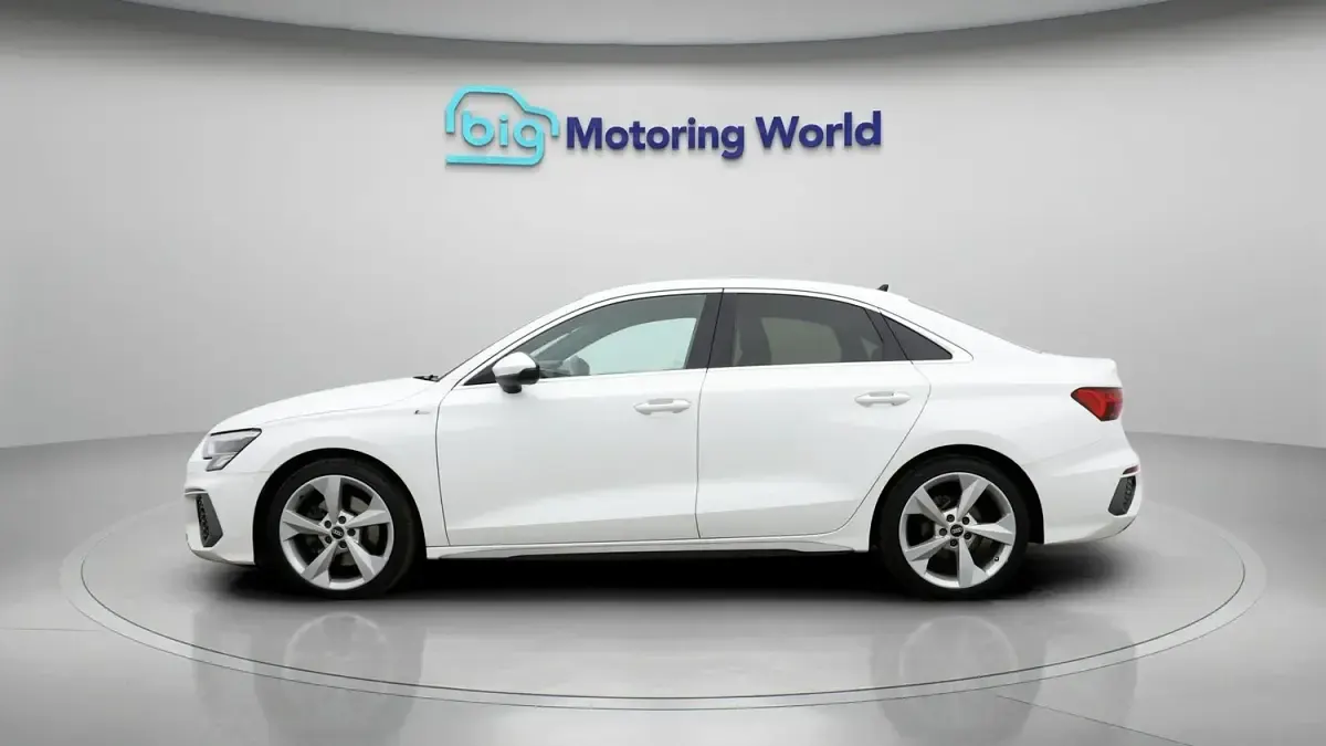 Used Audi A3 S-Line 110 HP (80 kW) 2021 White Sedan