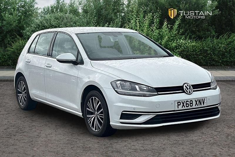 Used VW Golf VII SE 115 HP (84 kW) 2018 White Hatchback