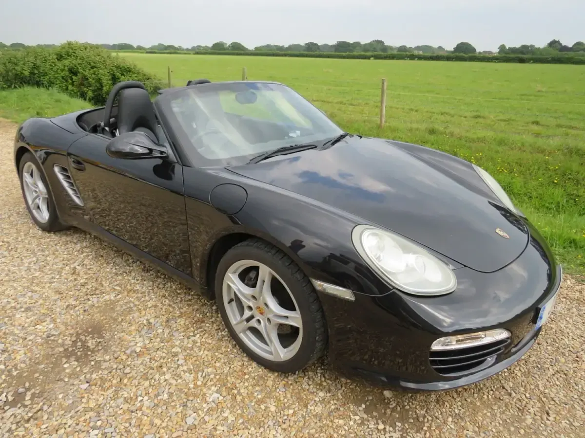 Second-hand Porsche Boxster 255 CP (187 kW) 2009 Negru Cabrio