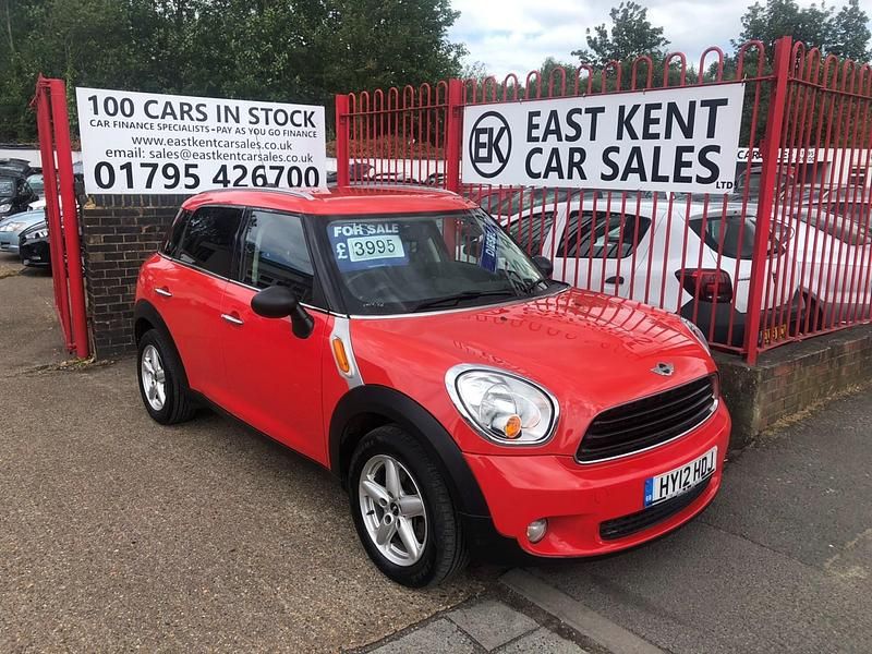 Used Mini One D 90 HP (66 kW) 2012 Red Hatchback