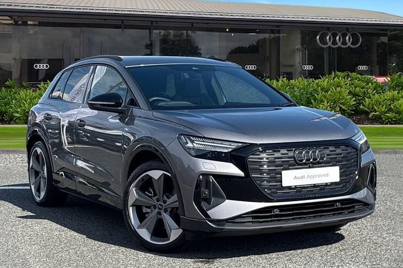 Grey Used 2025 Audi Q4 e-tron Black Edition SUV | £37,290 (Fair price) - Image 1/4