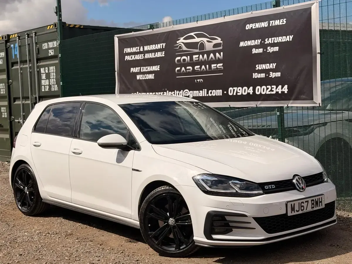 Used VW Golf VII GTD 2017 White Hatchback