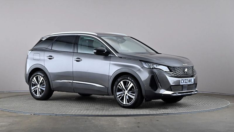 Grey Used 2022 Peugeot 3008 Allure Premium Hatchback | £16,298 (Fair price) - Image 1/4