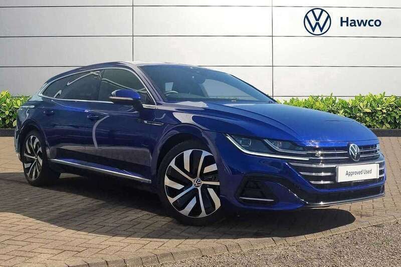 Blue Used 2024 VW Arteon R-line Estate | £29,995 (Fair price) - Image 1/4