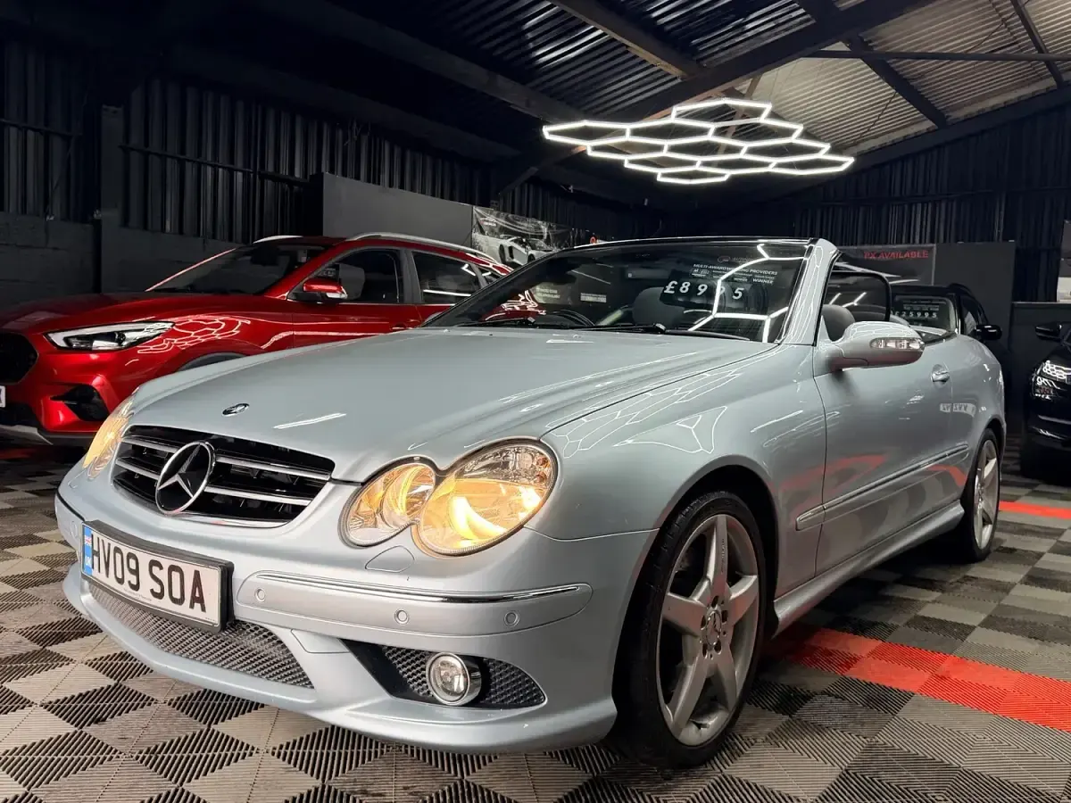 Used Mercedes CLK280 2009 Silver Cabriolet
