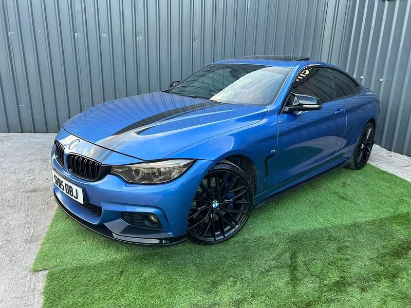 Used BMW 430 M Sport 258 HP (189 kW) 2015 Blue Coupe