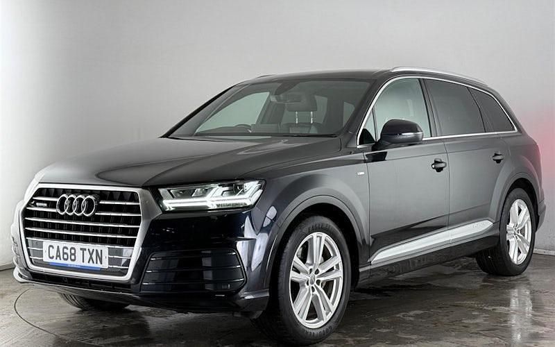 Used Audi Q7 S-Line 286 HP (210 kW) 2018 Black SUV