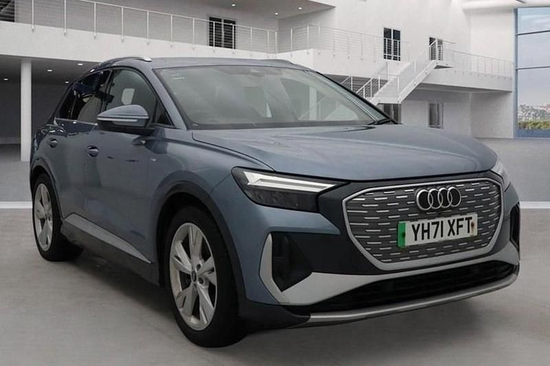 Used Audi Q4 e-tron S-Line 150 kW (204 HP) 2021 Blue SUV